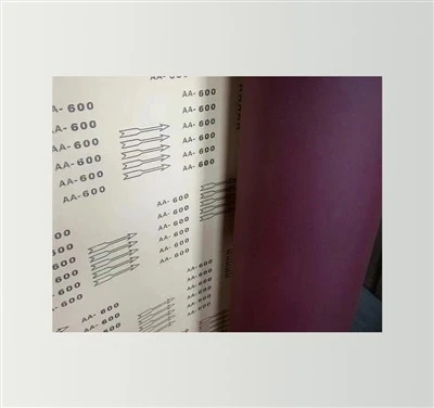 연마 된 사포 롤